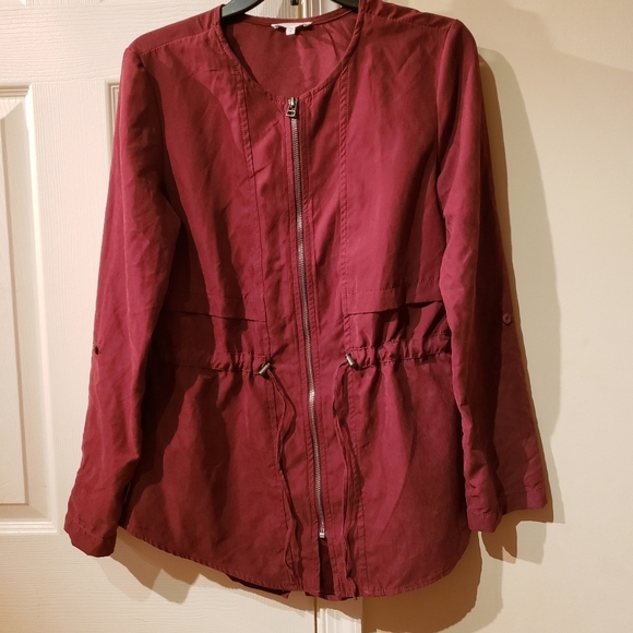 Jackets & Blazers - Maurices Round Neck Solid Drawcord Waist Jacket